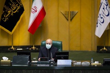 محمدباقر قالیباف رئیس مجلس شورای اسلامی در جلسه دفاع رئیس جمهور از برنامههای وزرای پیشنهادی در مجلس