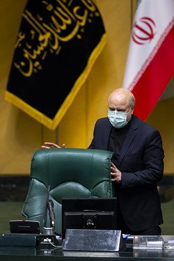 محمدباقر قالیباف رئیس مجلس شورای اسلامی در جلسه دفاع رئیس جمهور از برنامههای وزرای پیشنهادی در مجلس