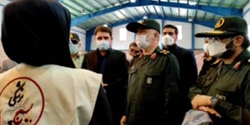 فیلم| بازدید سردار سلامی از روند اجرای طرح شهید سلیمانی در کرمان