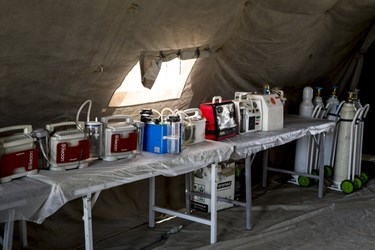 تجهیزات پزشکی گام پنجم طرح شهید سلیمانی در یزد