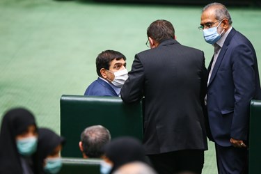 محمد مخبر دزفولی معاون اول رئیس جمهور در روز سوم بررسی صلاحیت وزرای پیشنهادی در مجلس