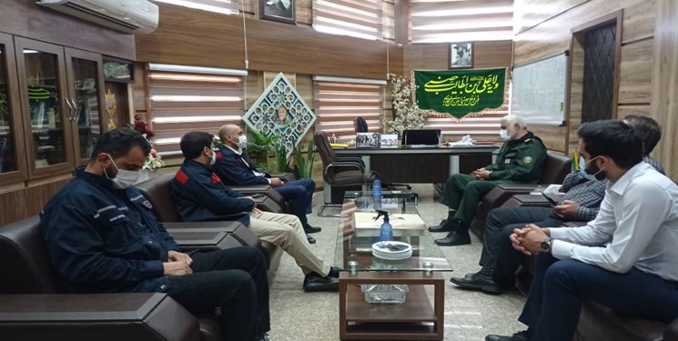 دیدار مدیر عامل فولاد اکسین با مدیرکل بنیاد حفظ  ارزش‌های دفاع مقدس خوزستان