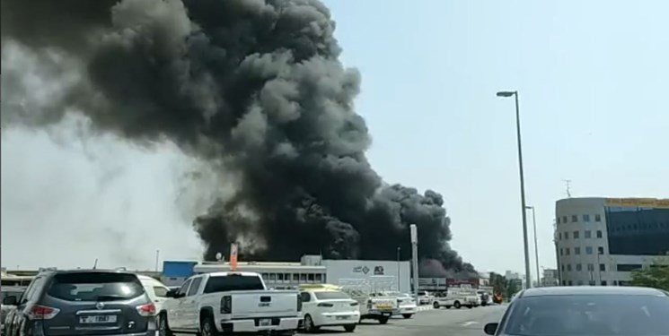 رسانه‌ها از وقوع آتش‌سوزی در دبی خبر می‌دهند