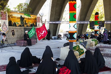 اقامه عزای عزاداران حسینی در جوار بارگاه شهدای گمنام تپه نورالشهدا کلکچال