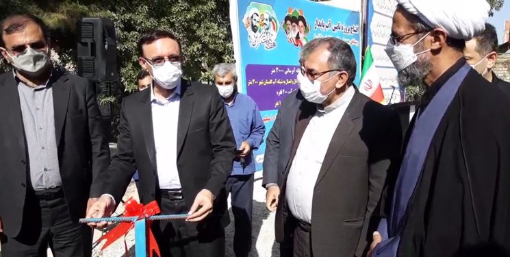 افتتاح پروژه تامین آب پایدار حواشی شهر بجنورد