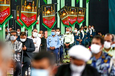 مراسم گرامیداشت شهیدان رجایی و با هنر در گلستان شهدای اصفهان