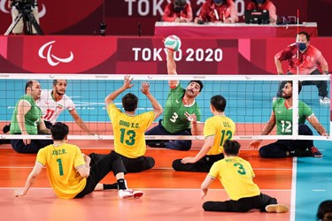 گزارش تصویری از اهدای مدال طلای متقیان و پیروزی والیبال نشسته کشورمان