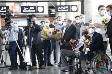 گزارش تصویری از بازگشت قهرمانان پارالمپیک به کشور