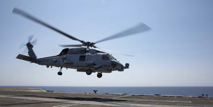 ۵ نظامی آمریکا پس از سقوط بالگرد نیروی دریایی این کشور مفقود شده‌اند