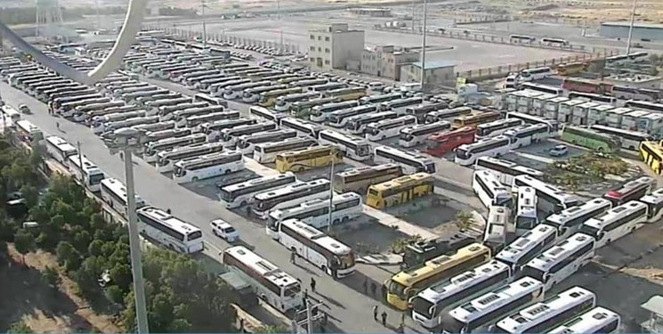 آمادگی برای اعزام هزار اتوبوس از اصفهان  برای بازگشت زوار اربعین