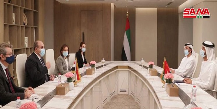 نشست وزرای امارات و سوریه با محوریت همکاری‌های اقتصادی