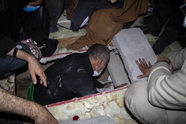 خاکسپاری شهید سعید حسنان در آرامگاه ابدی