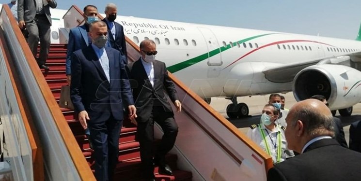وزیر امور خارجه ایران وارد دمشق شد + ویدئو