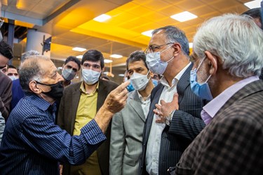 گفتگوی علیرضا زاکانی با مردم در آئین افتتاح ایستگاه مترو شهید رضایی