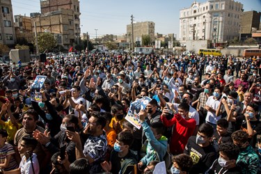 استقبال مردمی از پژمان پشتام محله باقر شهر (شهرری)