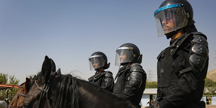با پلیس ایثارگر؛ از تجدید میثاق و غبارروبی مزار شهدا تا رژه اسب سواران یگان ویژه در شهرری