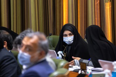 نرجس سلیمانی  در جلسه علنی شورای شهر تهران 27 مهرماه
