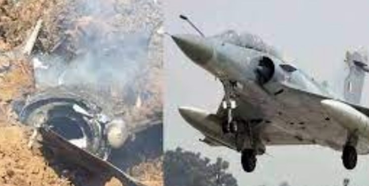 میراژ-2000 نیروی هوایی هند سقوط کرد
