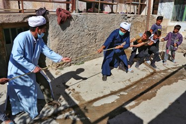 ادروی جهادی دانشجویان بسیجی در روستای دهگاه