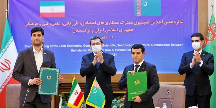تفاهم ایران و ترکمنستان در افزایش دو برابری مبادله واگن از مرز ریلی سرخس