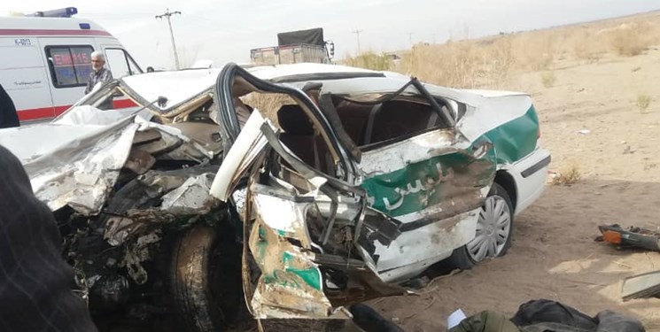 حادثه مرگبار در دومین جاده پرخطر استان کرمان/یک کشته و 6 زخمی در محور نوق رفسنجان