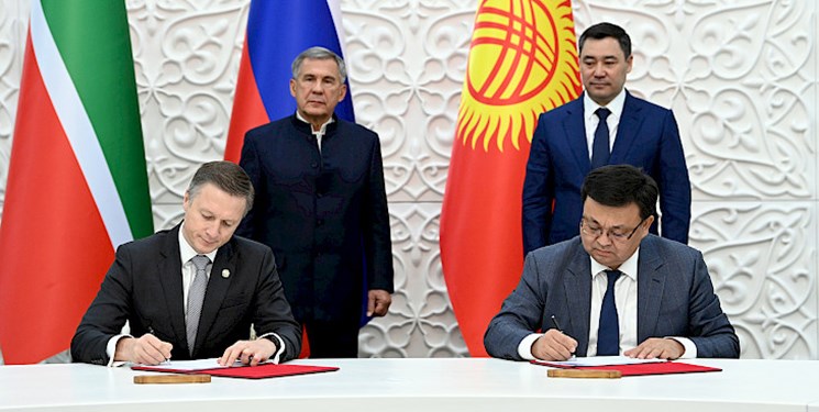 امضای برنامه اقدام مشترک توسعه همکاری بین قرقیزستان و تاتارستان