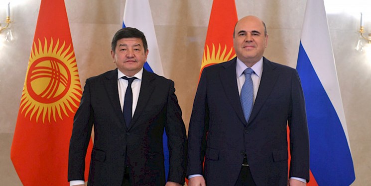 رایزنی نخست‌وزیران قرقیزستان و روسیه؛ پروژه‌های مشترک محور دیدار