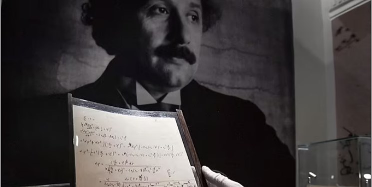 ارزشمندترین دست‌نوشته اینشتین حراج می‌شود!+عکس