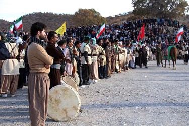 برگزاری آئین سنتی چمر در شهرستان ملکشاهی 