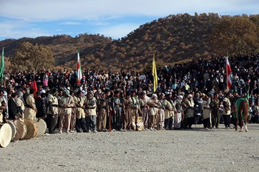 برگزاری آئین سنتی چمر در شهرستان ملکشاهی 