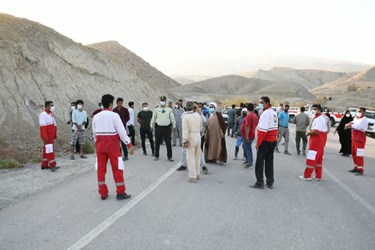 بازدید میدانی محسن رضایی  از مناطق زلزله زده فین 