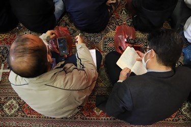 حضور خبرنگاران در نخستین همایش بین‌المللی ذوالفقار حزب‌الله - هیات ثارالله زنجان