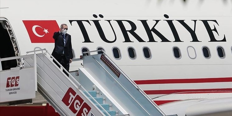 اردوغان برای نشست سران «اکو»، راهی عشق‌آباد شد