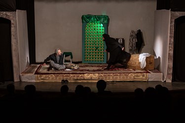 اجرای نمایش در سالن حافظ حوزۀ هنری