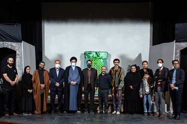 حجت الاسلام مجیدی مدیرکل اوقاف در جمع هنرمندان
