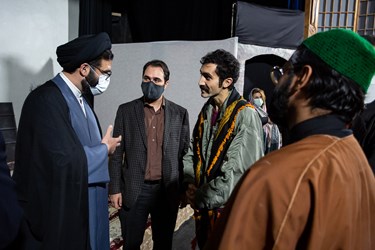 حجت الاسلام مجیدی مدیرکل اوقاف در جمع هنرمندان