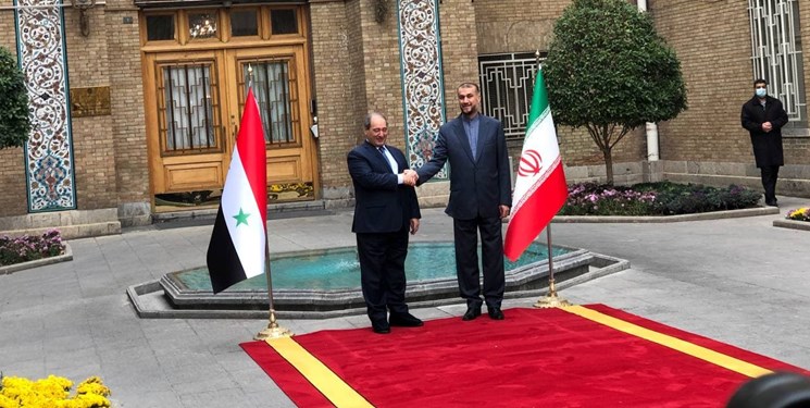 وزیر  خارجه سوریه با امیرعبداللهیان دیدار کرد +فیلم