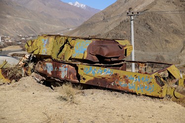 بقایای ماشین آلات جنگی در پنجشیر 