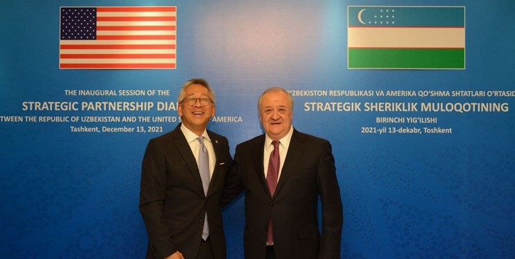 رایزنی معاون دستیار وزیر خارجه آمریکا با وزیر امور خارجه ازبکستان