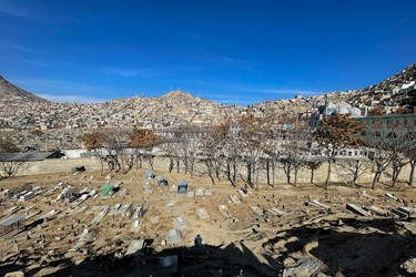 آرامستان و زیارتگاه سَخی در شهر کابل افغانستان 