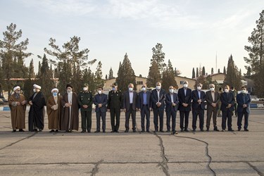حضور مقامات استان یزد در مراسم  استقبال از آیت الله سید ابراهیم رئیسی رئیس جمهور در سفر  به استان یزد