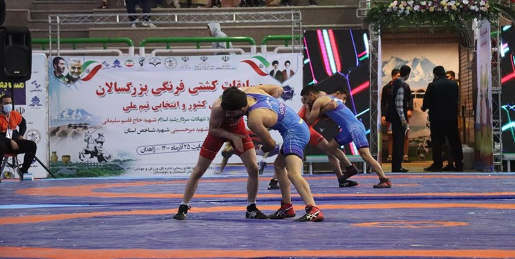 خوزستان قهرمان مسابقات کشتی فرنگی بزرگسالان کشور شد