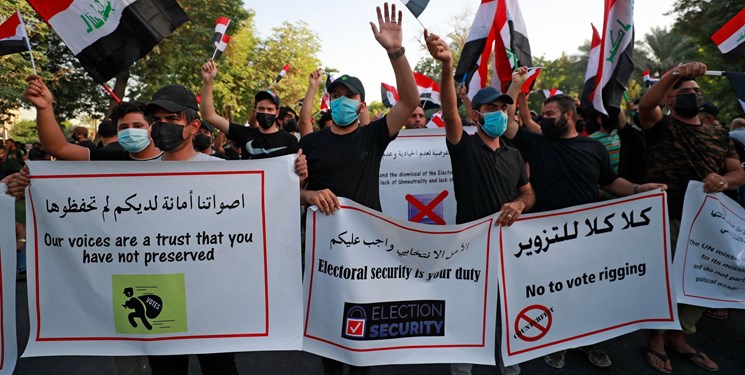 هشدار کمیته اعتراضات انتخابات عراق به آمریکا؛ دستانتان را قطع می‌کنیم