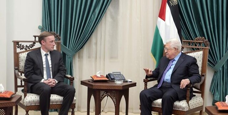 عباس در دیدار با سالیوان: اسرائیل باید به اشغال قلمرو فلسطینیان پایان دهد
