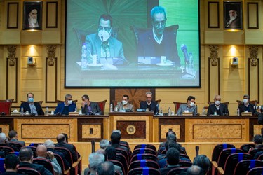  نشست  علی صالح‌آبادی رئیس کل بانک مرکزی با اعضای اتاق بازرگانی ایران
