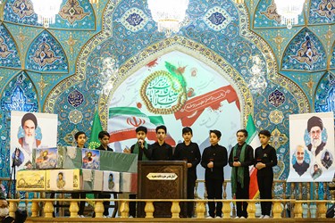  اجرای گروه سرود در سالگرد سردار شهید سلیمانی  در حرم حضرت معصومه
