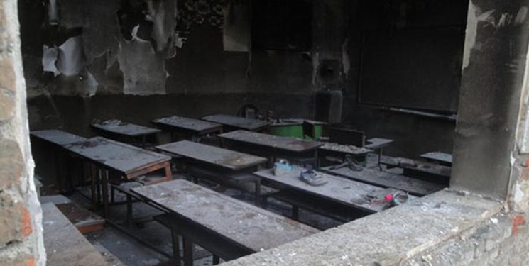 بخاری نفتی کلاس درسی را در کرمانشاه به آتش کشید/ حادثه مصدوم نداشت