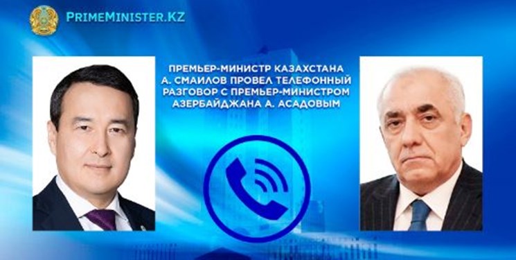توسعه روابط محور گفت‌وگوی نخست‌وزیران قزاقستان و آذربایجان