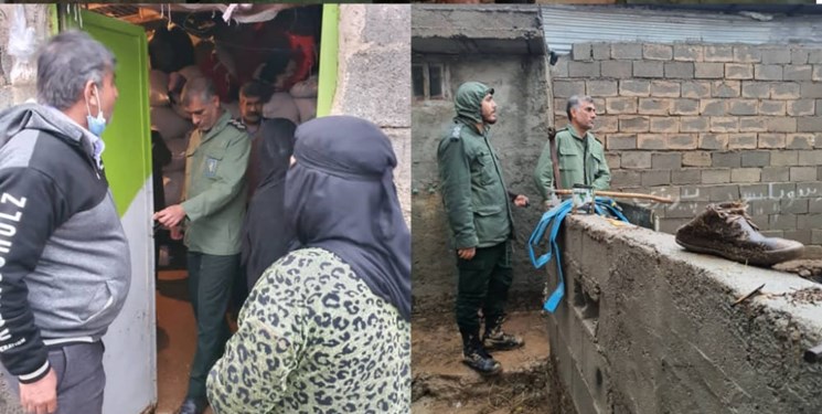 7 گروه جهادی  در منطقه سیل‌زده رستم مستقر شدند