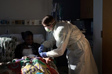 Inside a COVID ward at an Augusta, Georgia Children's Hospital